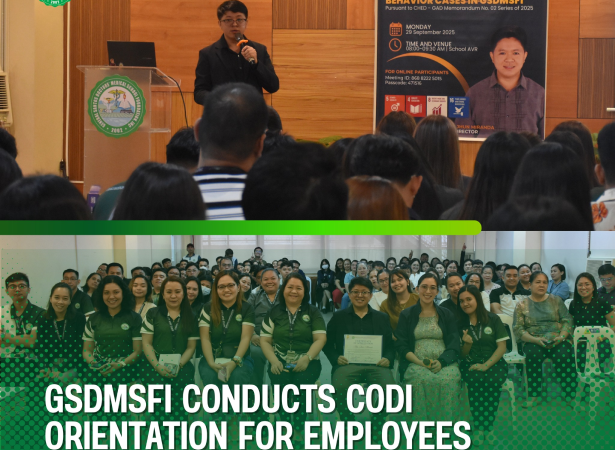 GSDMSFI Conducts CODI Orientation